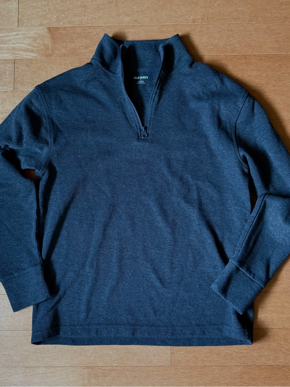 Old Navy Men's Quarter-Zip Sweater - Dark gray